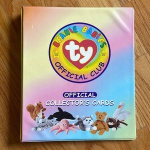 Ty beanie baby book and playing cards